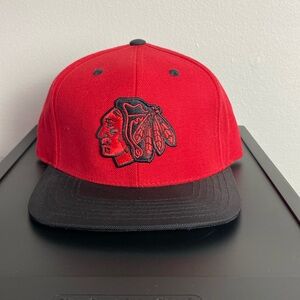 American Needle Black Hawk Strap back